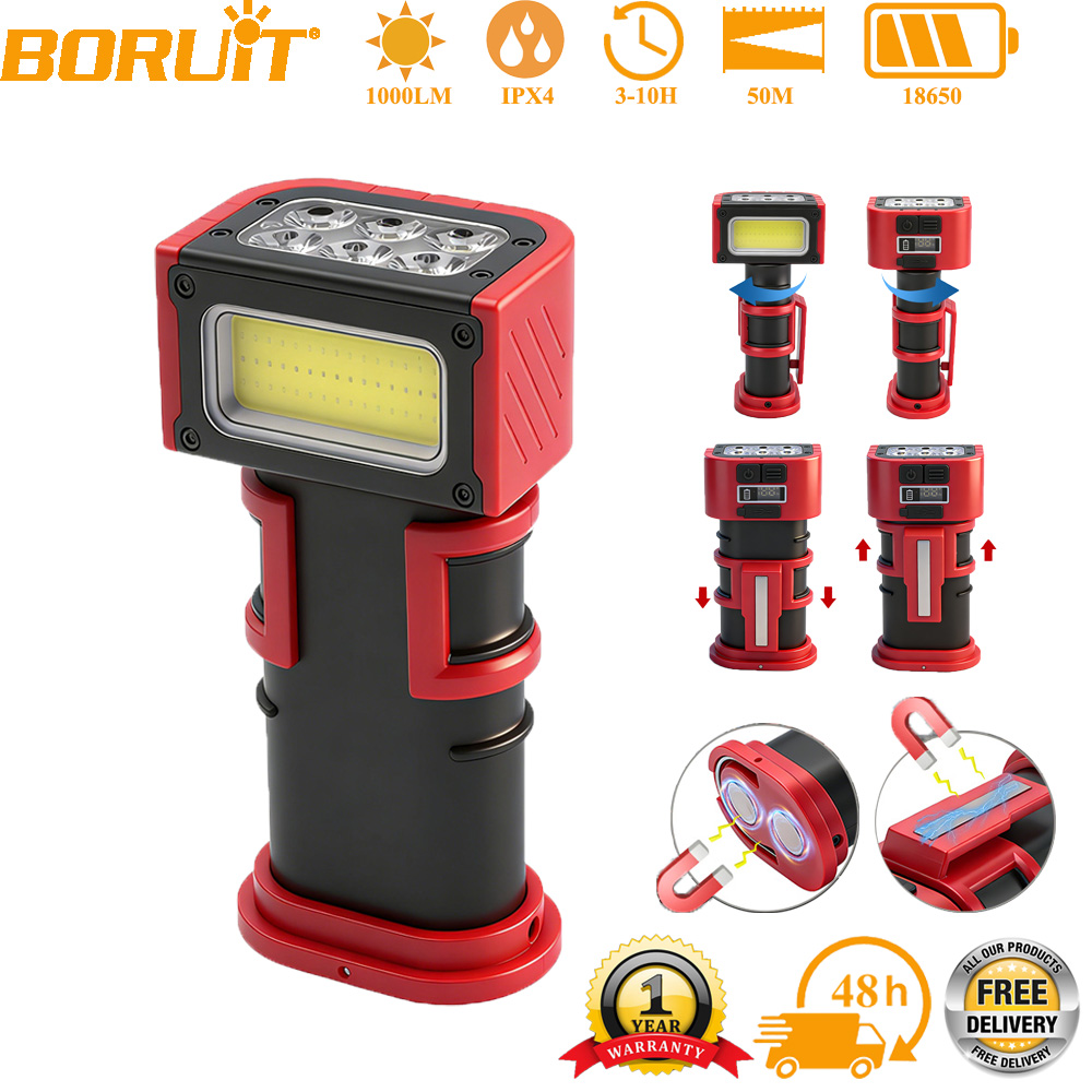 Fishing Equipment And Accessories - Lampada da Lavoro LED COB BORUiT