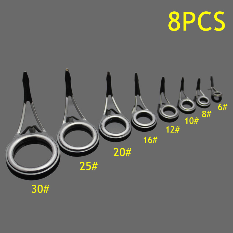 Freshwater Fishing Kit - 8 pezzi di anelli guida per