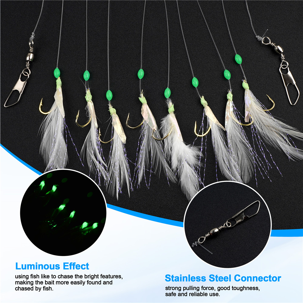 24 Pezzi = 3 Confezioni, 8 in  - Fishing Equipment Shop recensione e prezzo