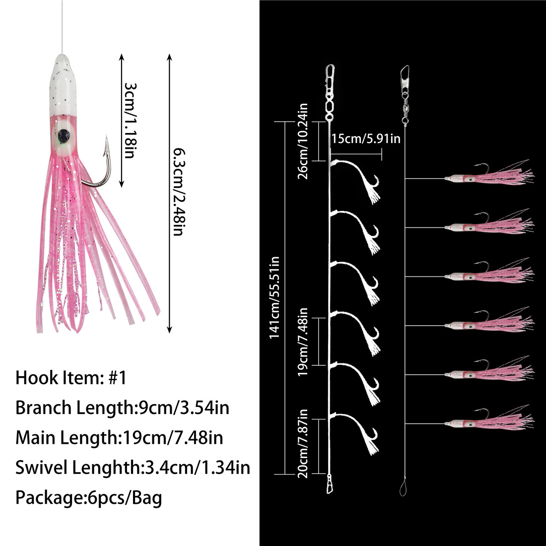 6 Confezioni di Esche Artifici - Fishing Equipment Shop recensione e prezzo