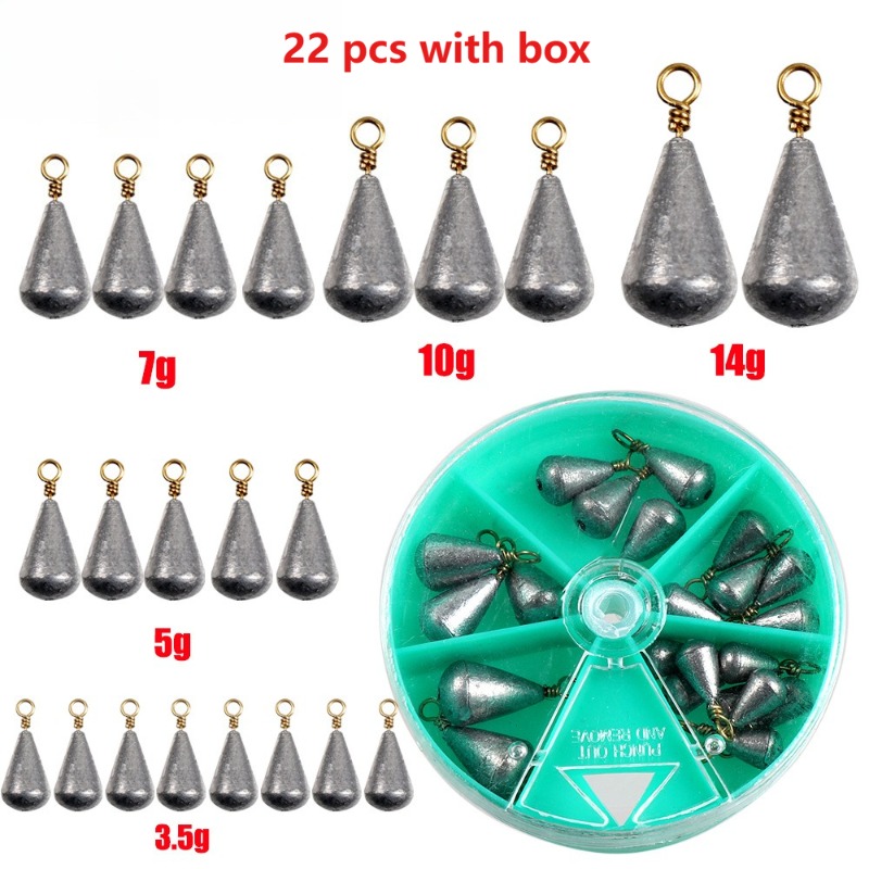Set di 22 Piombi da Pesca con  - Bite Alarm Fishing recensione e prezzo