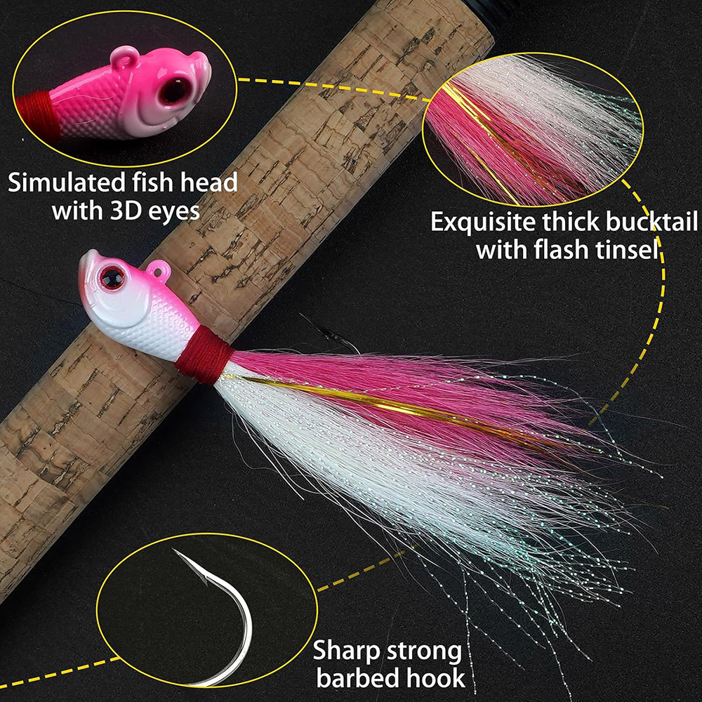 3 pz Bucktail Maschere Acqua S - Fishing Equipment Shop recensione e prezzo